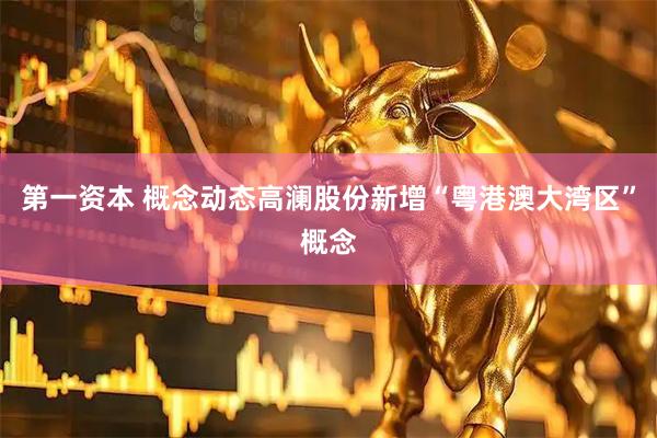 第一资本 概念动态高澜股份新增“粤港澳大湾区”概念